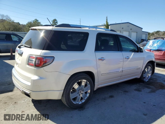 2014 GMC Acadia Denali z VIN 1GKKRTKD9EJ167320, wystawiony jako Copart lot #46899175 z przebiegiem 128 664 mil mil oraz Szkoda całkowita • Salvage title. Historia ofert i sprzedaży dostępna na DreamBid. Obrazek 3.