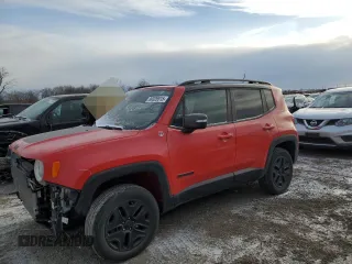 2018 Jeep Renegade Trailhawk with VIN ZACCJBCB8JPH70574, listed as a Copart auction lot 89326515 with 59,215 mi miles and Salvage title. Bid and sale history available at DreamBid. Image 1.