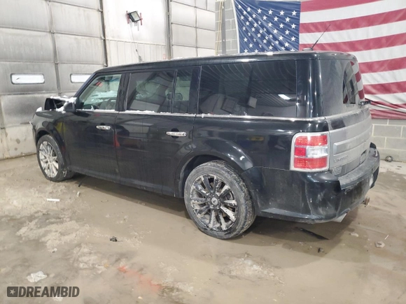 2015 Ford Flex Limited with VIN 2FMHK6D89FBA03241, listed as a Copart auction lot 82108294 with 130,189 mi miles and Salvage Title. Bid and sale history available at carsss.com. Image 2.
