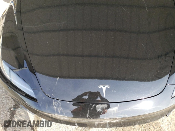 2024 Tesla Model 3 with VIN 5YJ3E1EA5RF848265, listed as a Copart auction lot 46254355 with 0 mi miles and Salvage Title. Bid and sale history available at carsss.com. Image 13.