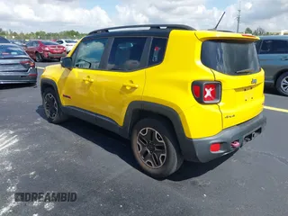 2017 Jeep Renegade Deserthawk with VIN ZACCJBCB3HPF81874, listed as a IAAI auction lot 42190315 with 51,694 mi miles and . Bid and sale history available at DreamBid. Image 3.