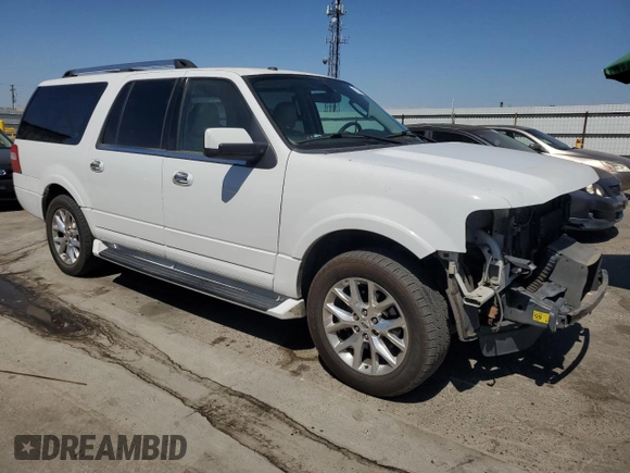 2017 Ford Expedition Max Limited with VIN 1FMJK1KT4HEA74088, listed as a Copart auction lot 62376465 with 128,983 mi miles and Salvage title. Bid and sale history available at DreamBid. Image 4.