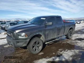 2021 Ram 1500 Warlock with VIN 1C6RR7GG6MS501470, listed as a Copart auction lot 46417035 with 83,630 mi miles and Salvage title. Bid and sale history available at DreamBid. Image 1.
