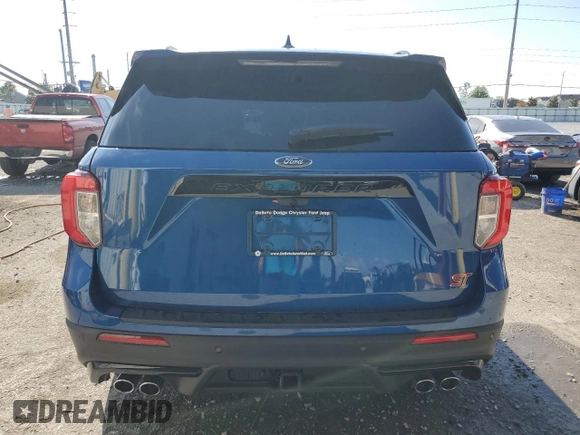 2020 Ford Explorer ST with VIN 1FM5K8GC0LGB47487, listed as a Copart auction lot 51065745 with 44,670 mi miles and Salvage Title. Bid and sale history available at DreamBid. Image 6.