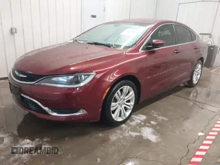 2015 Chrysler 200 Limited with VIN 1C3CCCAB0FN526585, listed as a IAAI auction lot 41558501 with 150,100 mi miles. Bid and sale history available at carsss.com. Image 16.