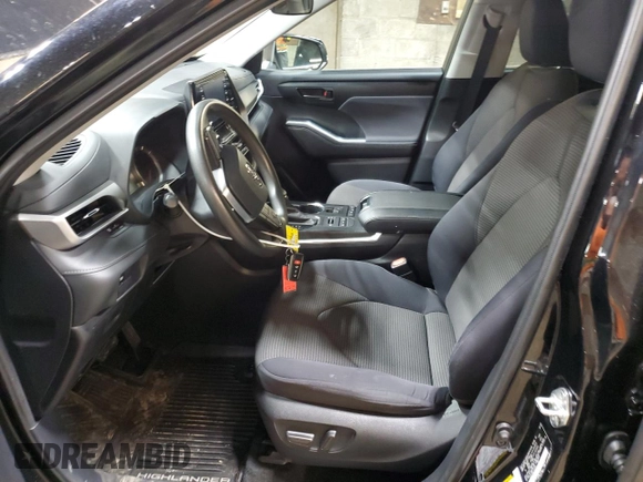 2020 Toyota Highlander L with VIN 5TDCZRBH8LS514044, listed as a Copart auction lot 53037635 with 49,001 mi miles and Salvage title. Bid and sale history available at DreamBid. Image 7.
