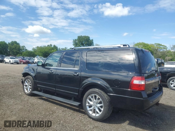 2015 Ford Expedition Max Limited z VIN 1FMJK2AT9FEF33197, wystawiony jako Copart lot #57990925 z przebiegiem 119 524 mil mil oraz Szkoda całkowita • Salvage title. Historia ofert i sprzedaży dostępna na DreamBid. Obrazek 2.