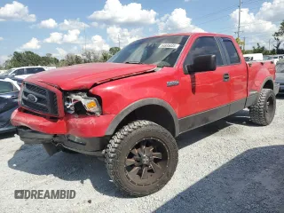 2005 Ford F-150 XLT with VIN 1FTPX04525KC15603, listed as a Copart auction lot 54895035 with 175,343 mi miles and Salvage title. Bid and sale history available at DreamBid. Image 1.