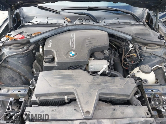 2013 BMW 3 Series 320i with VIN WBA3B1C58DK129051, listed as a IAAI auction lot 41119380 with 101,427 mi miles. Bid and sale history available at carsss.com. Image 10.