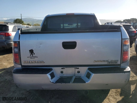 2007 Honda Ridgeline RT with VIN 2HJYK16257H500717, listed as a Copart auction lot 50159745 with 164,478 mi miles and Clean Title. Bid and sale history available at carsss.com. Image 6.