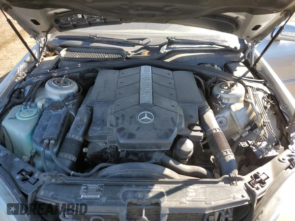 2003 Mercedes-Benz S-Class 4.3L with VIN WDBNG70JX3A319731, listed as a Copart auction lot 47300885 with 0 mi miles and Non Repairable. Bid and sale history available at carsss.com. Image 11.