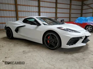 2023 Chevrolet Corvette 2LT with VIN 1G1YB3D48P5124129, listed as a Copart auction lot 44167625 with 2,487 mi miles and Non Repairable. Bid and sale history available at carsss.com. Image 4.