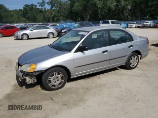 2001 Honda Civic DX z VIN 2HGES15251H551944, wystawiony jako Copart lot #59411315 z przebiegiem Nie podano mil oraz Szkoda całkowita • Salvage title. Historia ofert i sprzedaży dostępna na DreamBid. Obrazek 1.