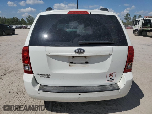 2014 Kia Sedona LX with VIN KNDMG4C7XE6568984, listed as a Copart auction lot 72387984 with 212,145 mi miles and Salvage Title. Bid and sale history available at carsss.com. Image 6.