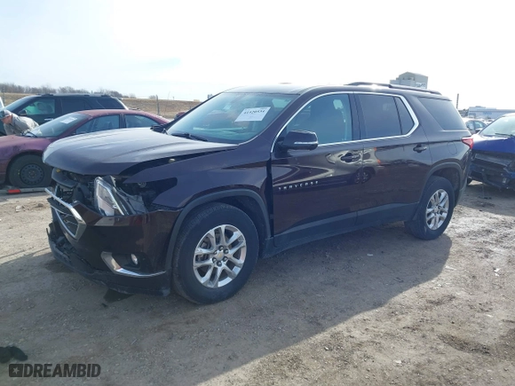2020 Chevrolet Traverse LT Cloth with VIN 1GNEVGKWXLJ151077, listed as a IAAI auction lot 41520534 with 76,473 mi miles. Bid and sale history available at carsss.com. Image 18.
