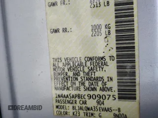 2014 Nissan Maxima S with VIN 1N4AA5AP8EC909075, listed as a Copart auction lot 53097245 with 132,311 mi miles and Salvage Title. Bid and sale history available at DreamBid. Image 12.