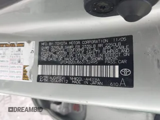 2006 Toyota Prius with VIN JTDKB20U863132495, listed as a IAAI auction lot 41671313 with Not Provided miles. Bid and sale history available at carsss.com. Image 9.
