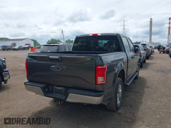 2017 Ford F-150 XL with VIN 1FTEW1EGXHFB50433, listed as a IAAI auction lot 42231546 with 105,140 mi miles and . Bid and sale history available at DreamBid. Image 4.
