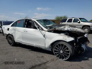 2013 Mercedes-Benz C 300 Sport with VIN WDDGF8AB6DR265251, listed as a Copart auction lot 59912985 with Not provided miles and Salvage title. Bid and sale history available at DreamBid. Image 4.