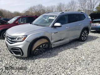 2021 Volkswagen Atlas SEL Premium R-Line with VIN 1V2FR2CA6MC606860, listed as a Copart auction lot 52010885 with 51,072 mi miles and Clean title. Bid and sale history available at DreamBid. Image 1.