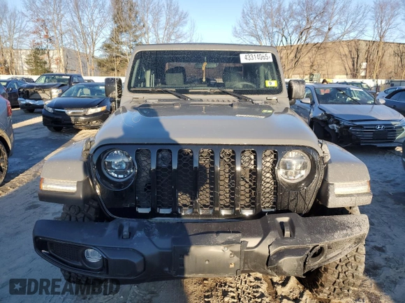 2022 Jeep Gladiator Texas Trail with VIN 1C6HJTAG0NL170028, listed as a Copart auction lot 43314065 with 2,817 mi miles and Salvage Title. Bid and sale history available at DreamBid. Image 5.