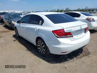 2014 Honda Civic Sedan EX-L with VIN 19XFB2F9XEE207189, listed as a IAAI auction lot 42095593 with 149,673 mi miles. Bid and sale history available at carsss.com. Image 3.