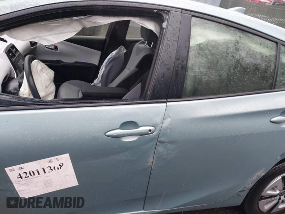 2018 Toyota Prius Two with VIN JTDKBRFU4J3065886, listed as a IAAI auction lot 42011368 with Not Provided miles and . Bid and sale history available at carsss.com. Image 14.