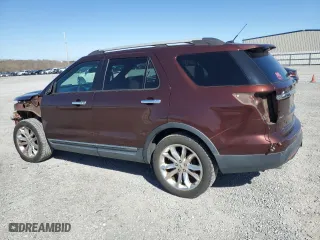 2012 Ford Explorer XLT with VIN 1FMHK7D87CGA34725, listed as a Copart auction lot 49584225 with 124,570 mi miles and Salvage Title. Bid and sale history available at carsss.com. Image 2.