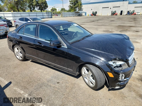 2011 Mercedes-Benz C 300 Sport with VIN WDDGF5EB5BR183307, listed as a Copart auction lot 63710205 with 67,890 mi miles and Salvage title. Bid and sale history available at DreamBid. Image 4.