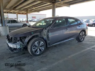 2017 Honda Civic Sedan EX-T with VIN 2HGFC1F34HH648975, listed as a Copart auction lot 47972315 with 169,999 mi miles and Salvage Title. Bid and sale history available at carsss.com. Image 1.