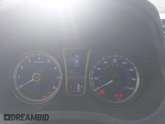 2012 Hyundai Azera with VIN KMHFH4JGXCA174819, listed as a IAAI auction lot 42579424 with 160,896 mi miles and . Bid and sale history available at DreamBid. Image 7.