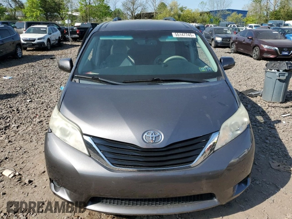 2014 Toyota Sienna LE with VIN 5TDJK3DC0ES080201, listed as a Copart auction lot 55147745 with 133,216 mi miles and Salvage Title. Bid and sale history available at DreamBid. Image 5.