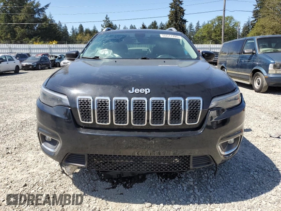 2020 Jeep Cherokee Limited with VIN 1C4PJLDB5LD654322, listed as a Copart auction lot 55511785 with 80,098 mi miles and Salvage title. Bid and sale history available at DreamBid. Image 5.