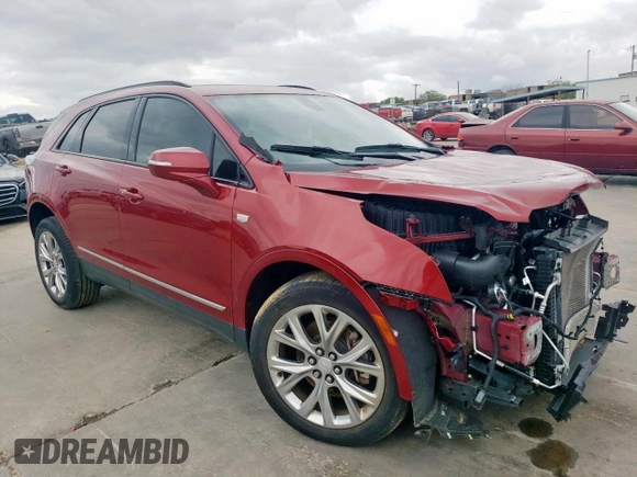 2020 Cadillac XT5 Sport AWD with VIN 1GYKNGRSXLZ224734, listed as a Copart auction lot 49961705 with Not provided miles and Salvage title. Bid and sale history available at DreamBid. Image 4.