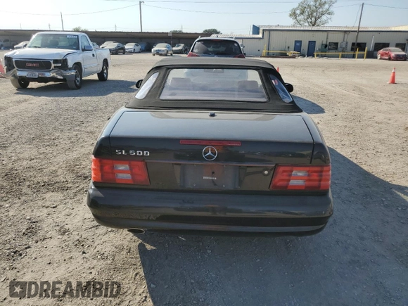 2002 Mercedes-Benz SL-Class with VIN WDBFA68F92F201073, listed as a Copart auction lot 75528494 with 100,085 mi miles and Salvage Title. Bid and sale history available at carsss.com. Image 6.