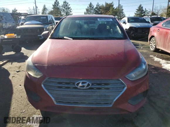 2018 Hyundai Accent SEL with VIN 3KPC24A31JE033251, listed as a Copart auction lot 80338594 with 87,847 mi miles and Salvage Title. Bid and sale history available at carsss.com. Image 5.