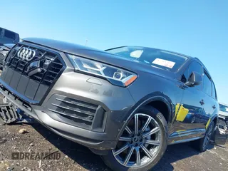 2022 Audi Q7 Premium Plus with VIN WA1LJBF77ND000677, listed as a IAAI auction lot 42265309 with 59,412 mi miles and . Bid and sale history available at DreamBid. Image 18.