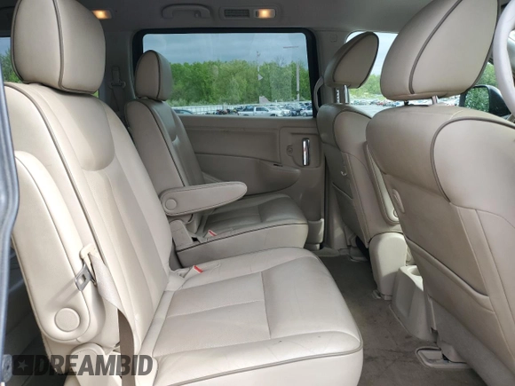 2014 Nissan Quest S with VIN JN8AE2KP9E9105056, listed as a Copart auction lot 56594235 with 117,103 mi miles and Clean title. Bid and sale history available at DreamBid. Image 11.