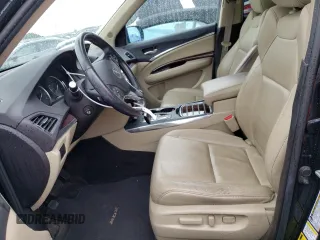 2016 Acura MDX with VIN 5FRYD3H29GB003987, listed as a Copart auction lot 83201584 with 86,637 mi miles and Salvage Title. Bid and sale history available at carsss.com. Image 7.