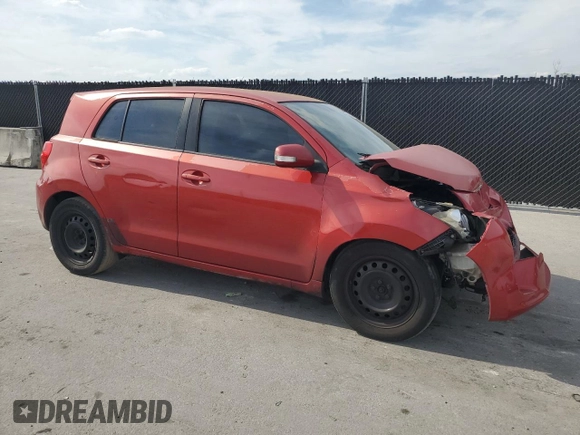 2008 Scion xD with VIN JTKKU10488J015480, listed as a Copart auction lot 53809835 with 182,676 mi miles and Salvage Title. Bid and sale history available at DreamBid. Image 4.