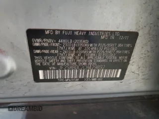 2012 Subaru Forester X Premium with VIN JF2SHBDC2CH429892, listed as a Copart auction lot 55873895 with 139,739 mi miles and Clean Title. Bid and sale history available at DreamBid. Image 13.