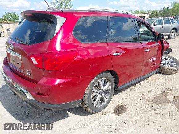 2018 Nissan Pathfinder Platinum with VIN 5N1DR2MM7JC644901, listed as a IAAI auction lot 42285497 with 109,247 mi miles and . Bid and sale history available at DreamBid. Image 4.