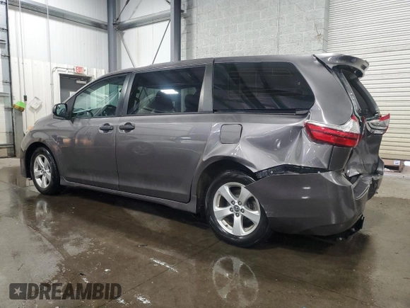 2018 Toyota Sienna L with VIN 5TDZZ3DC6JS913637, listed as a Copart auction lot 72432534 with 60,723 mi miles and Salvage Title. Bid and sale history available at DreamBid. Image 2.