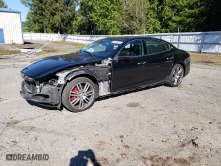 2018 Maserati Quattroporte S Q4 GranSport with VIN ZAM56YRS5J1281176, listed as a Copart auction lot 52603454 with 46,712 mi miles. Bid and sale history available at carsss.com. Image 1.