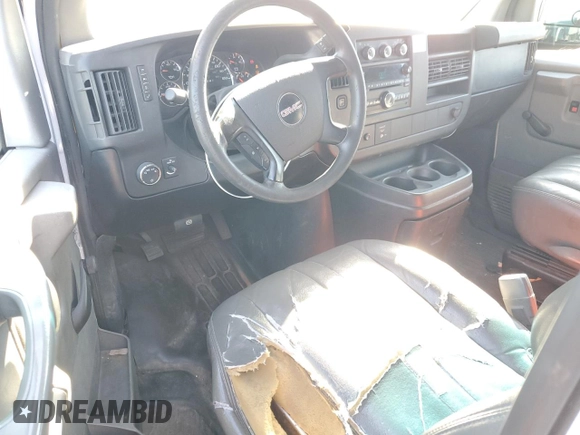 2012 GMC Savana Cargo Van with VIN 1GTW7GCA7C1900265, listed as a Copart auction lot 88016385 with 234,049 mi miles and Salvage Title. Bid and sale history available at carsss.com. Image 8.