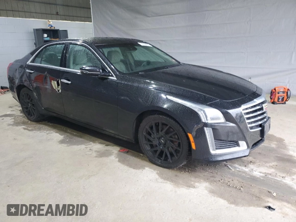 2018 Cadillac CTS Luxury AWD with VIN 1G6AX5SX3J0107605, listed as a Copart auction lot 55756235 with 113,375 mi miles and Salvage title. Bid and sale history available at DreamBid. Image 4.