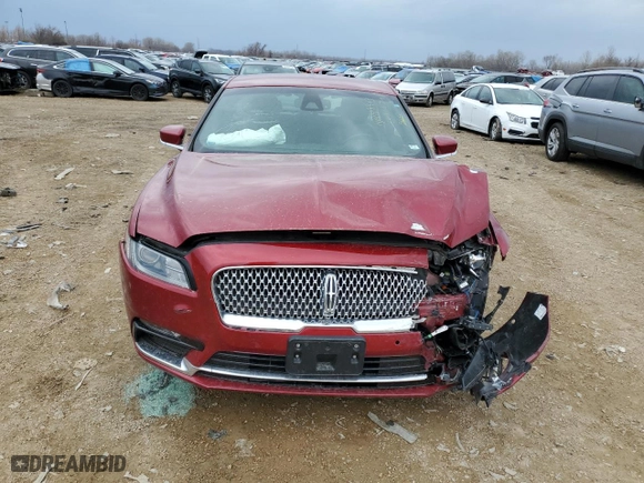 2017 Lincoln Continental Select with VIN 1LN6L9SP9H5610652, listed as a Copart auction lot 41947913 with 30,739 mi miles. Bid and sale history available at carsss.com. Image 5.