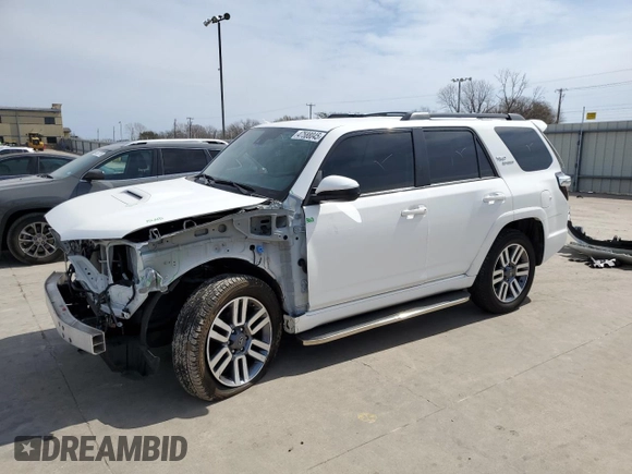 2023 Toyota 4Runner TRD Sport with VIN JTESU5JR6P6097795, listed as a Copart auction lot 47588045 with 18,107 mi miles and Salvage title. Bid and sale history available at DreamBid. Image 1.