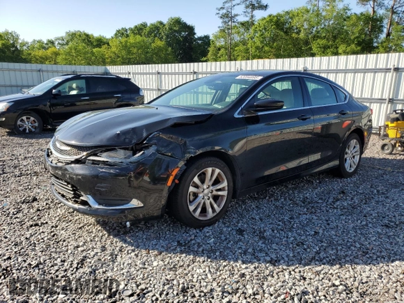 2015 Chrysler 200 Limited with VIN 1C3CCCAB2FN687889, listed as a Copart auction lot 52094895 with 166,336 mi miles and Salvage Title. Bid and sale history available at DreamBid. Image 1.