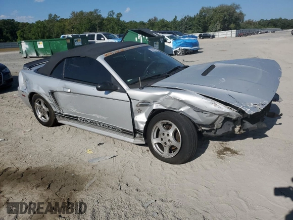 2002 Ford Mustang Deluxe with VIN 1FAFP44462F148329, listed as a Copart auction lot 55559345 with 163,058 mi miles and Non repairable. Bid and sale history available at DreamBid. Image 4.